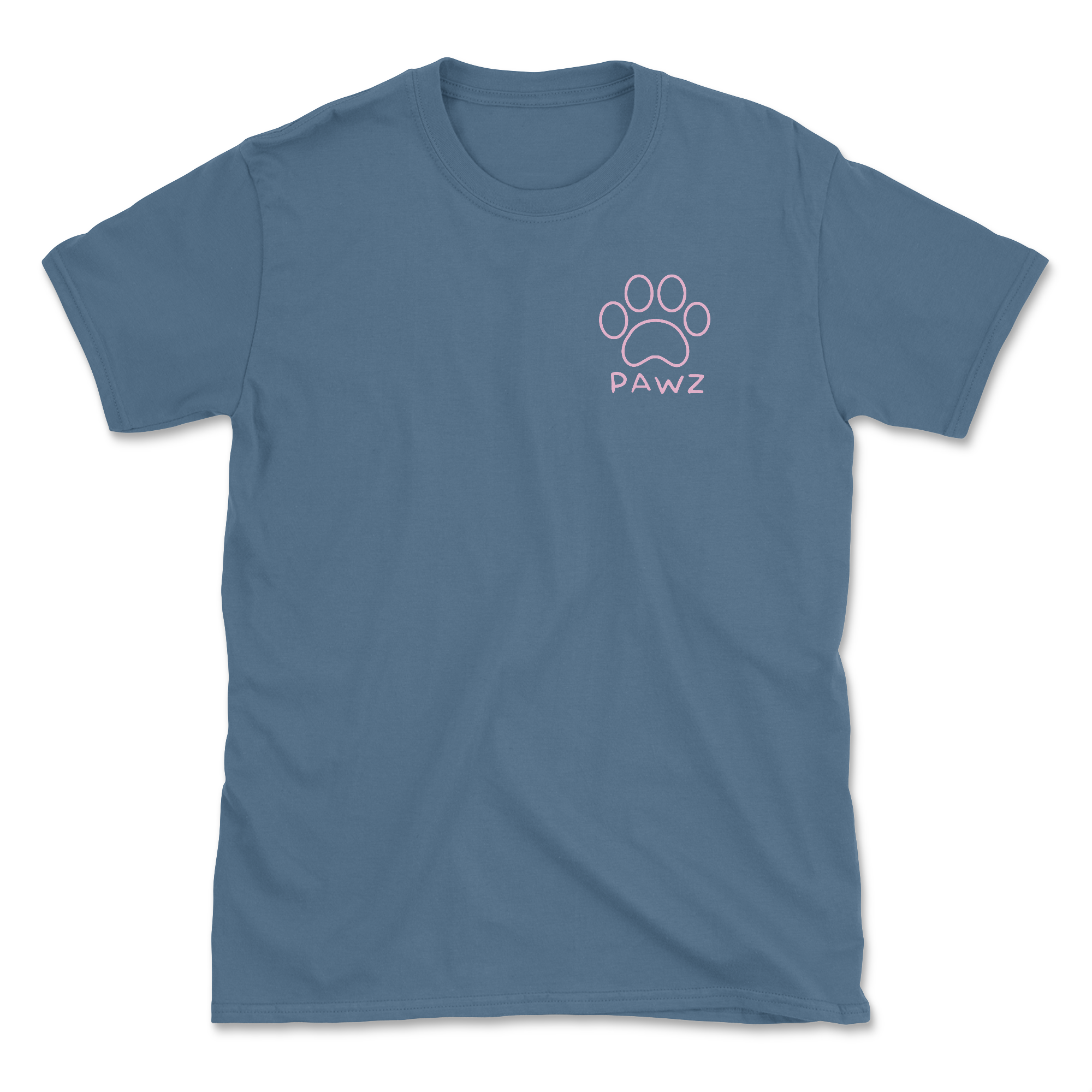 Lunar Pawz - Indigo (Adult Short Sleeve T-Shirt)