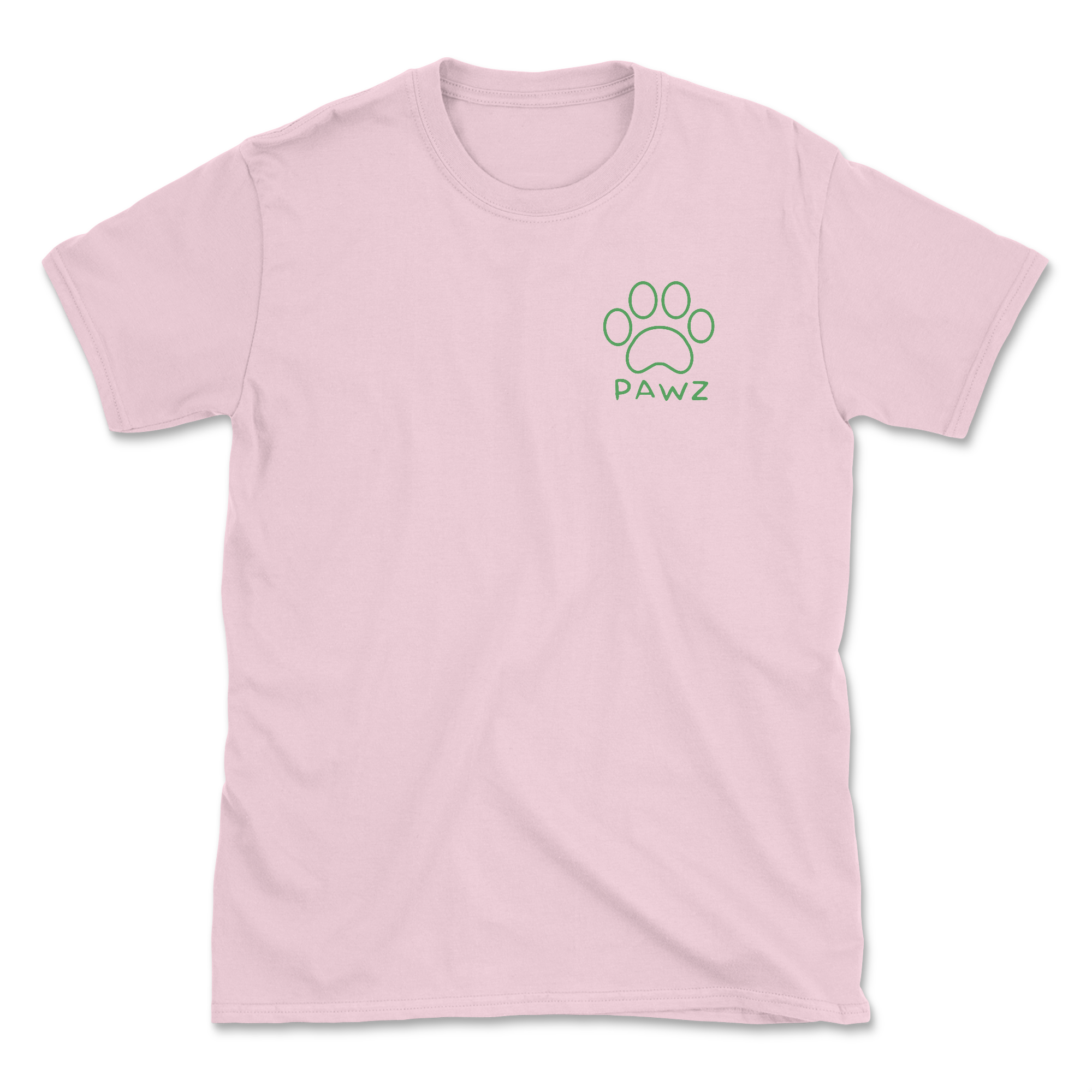 Salty Pawz - Light Pink (Adult Short Sleeve T-Shirt)