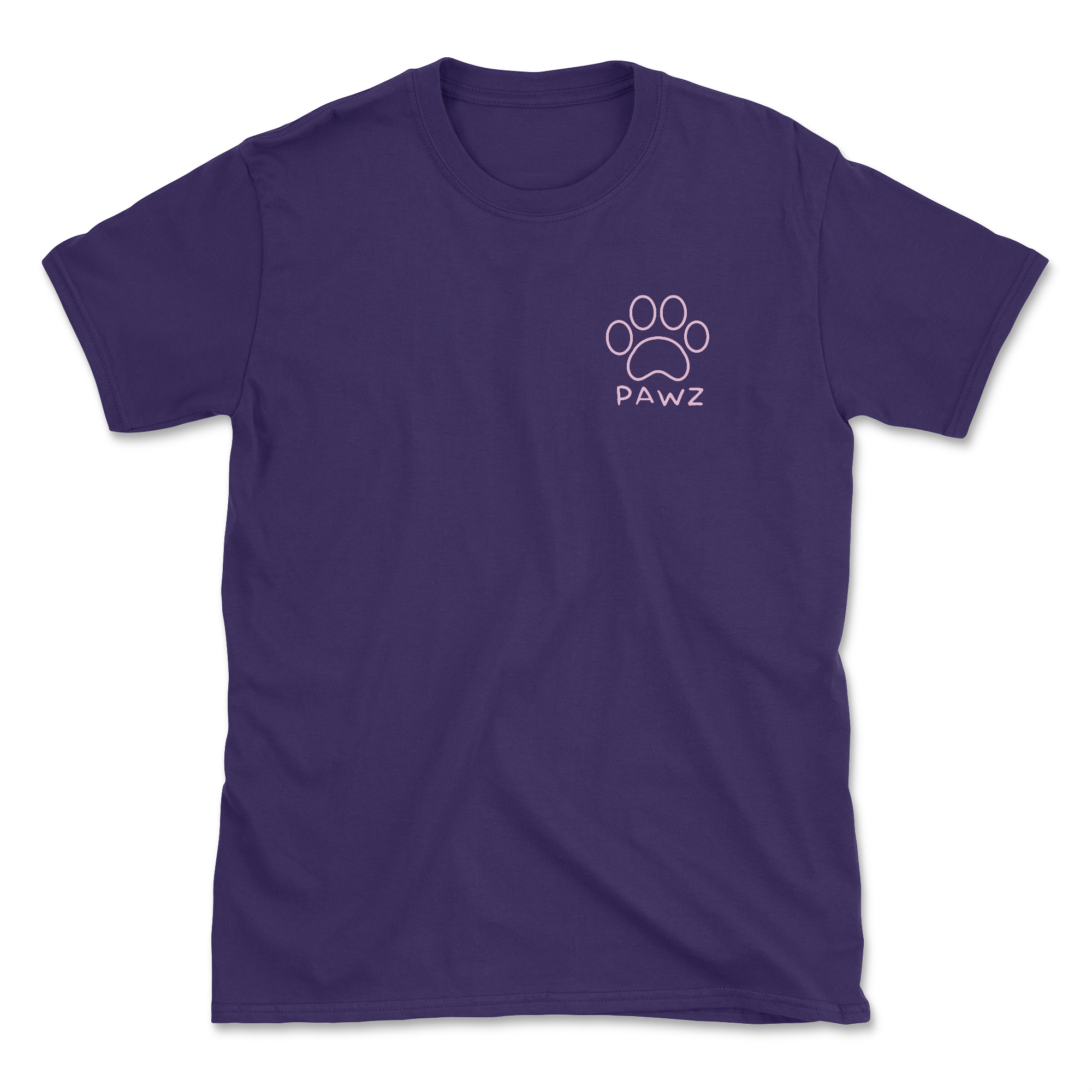 Ombre Flowers - Purple (Adult Short Sleeve T-Shirt)
