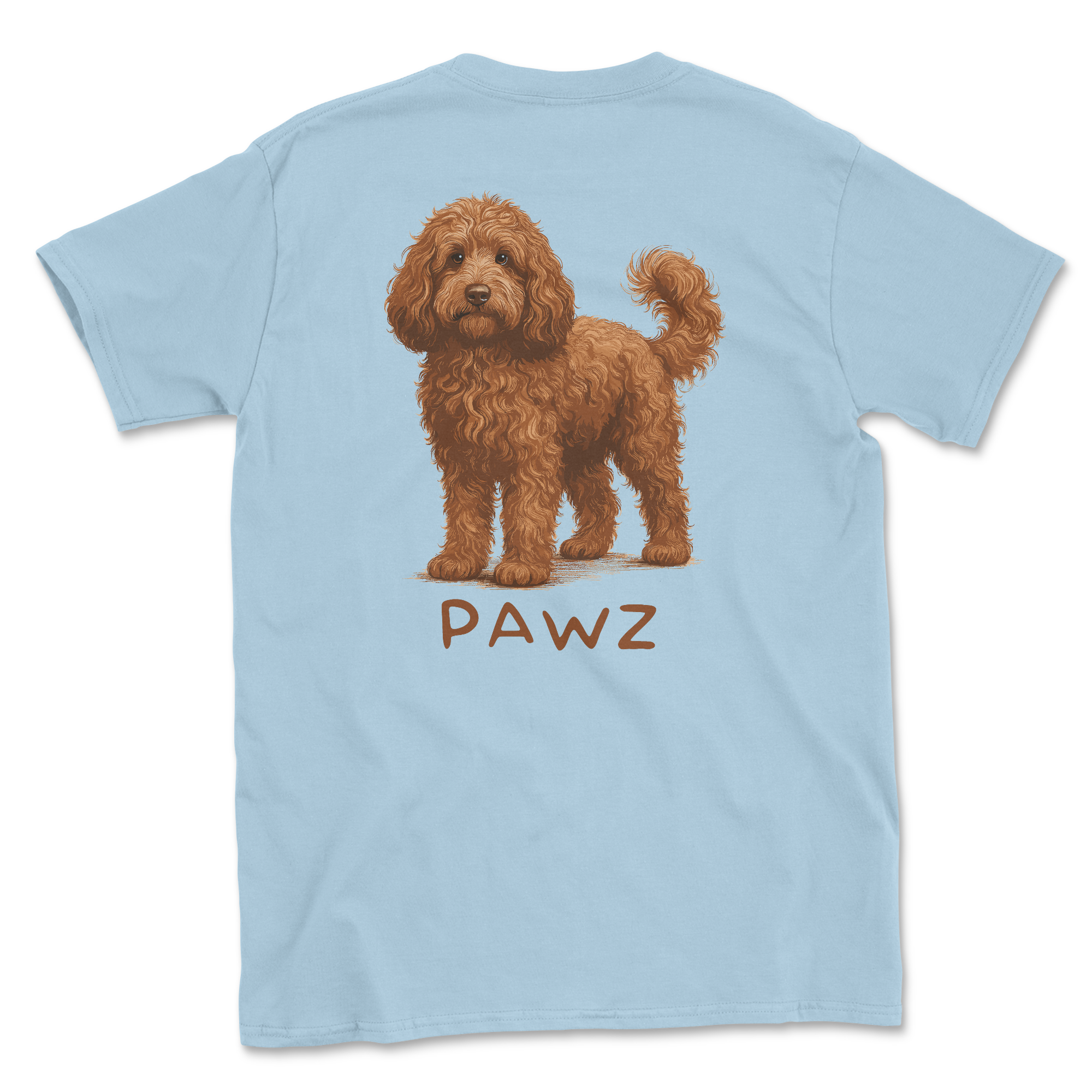 Red Golden Doodle (Adult Short Sleeve T-Shirt)