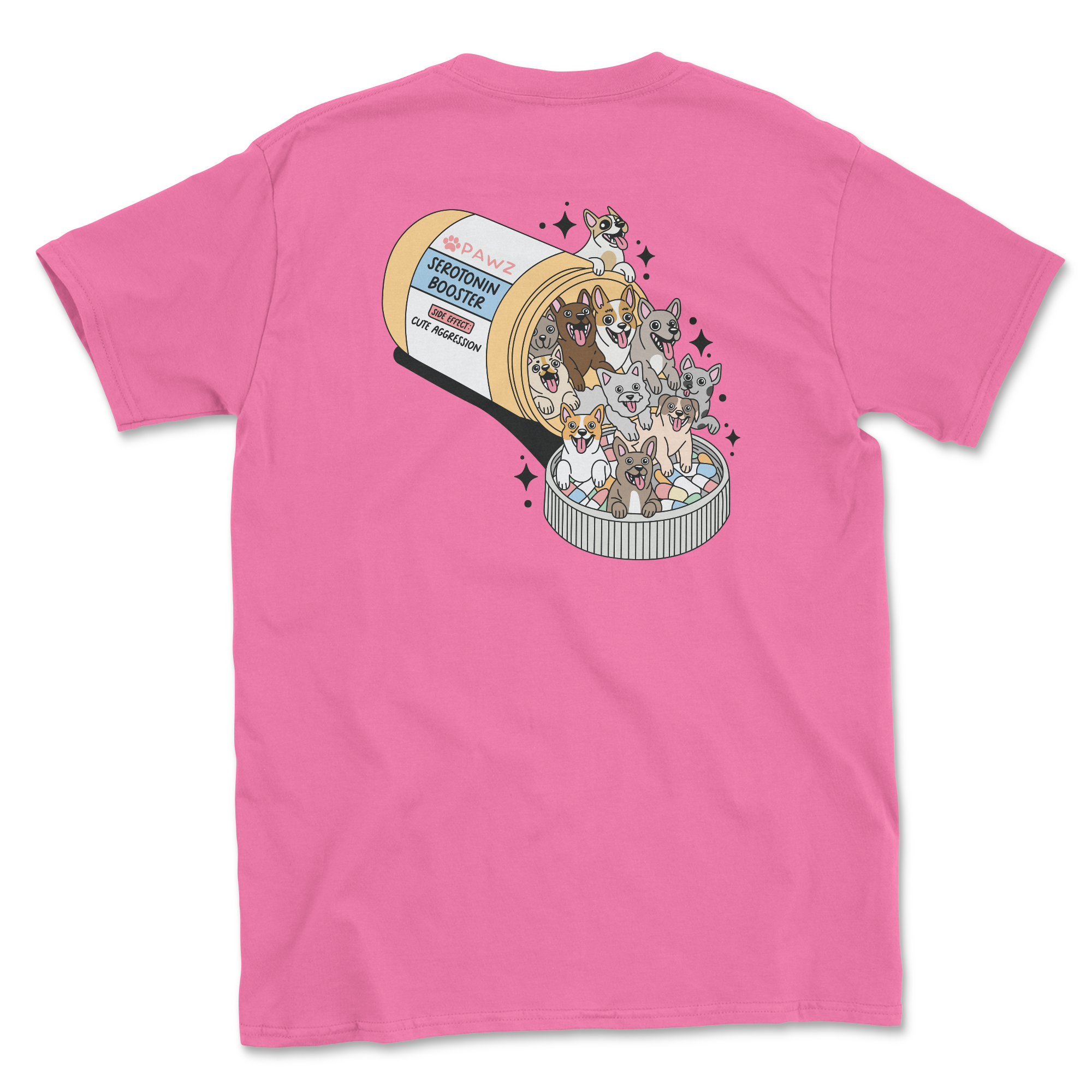 Serotonin Pawz (Adult Short Sleeve T-Shirt)