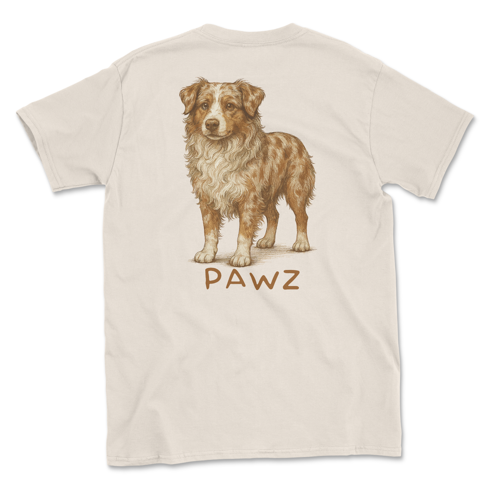Red Merle Aussie (Adult Short Sleeve T-Shirt)