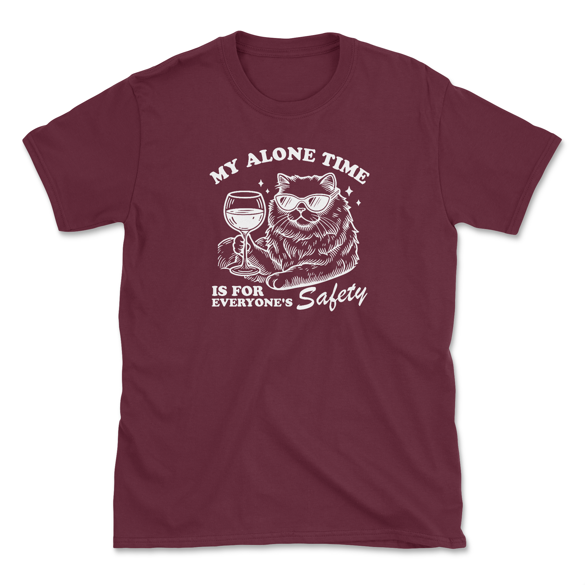 My Alone Time (Front Print) (Adult Short Sleeve T-Shirt)