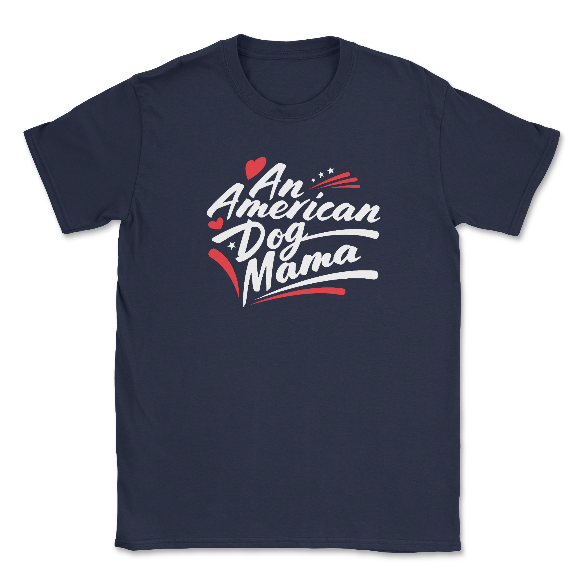 American Mama - Front Print (Adult Short Sleeve T-Shirt)