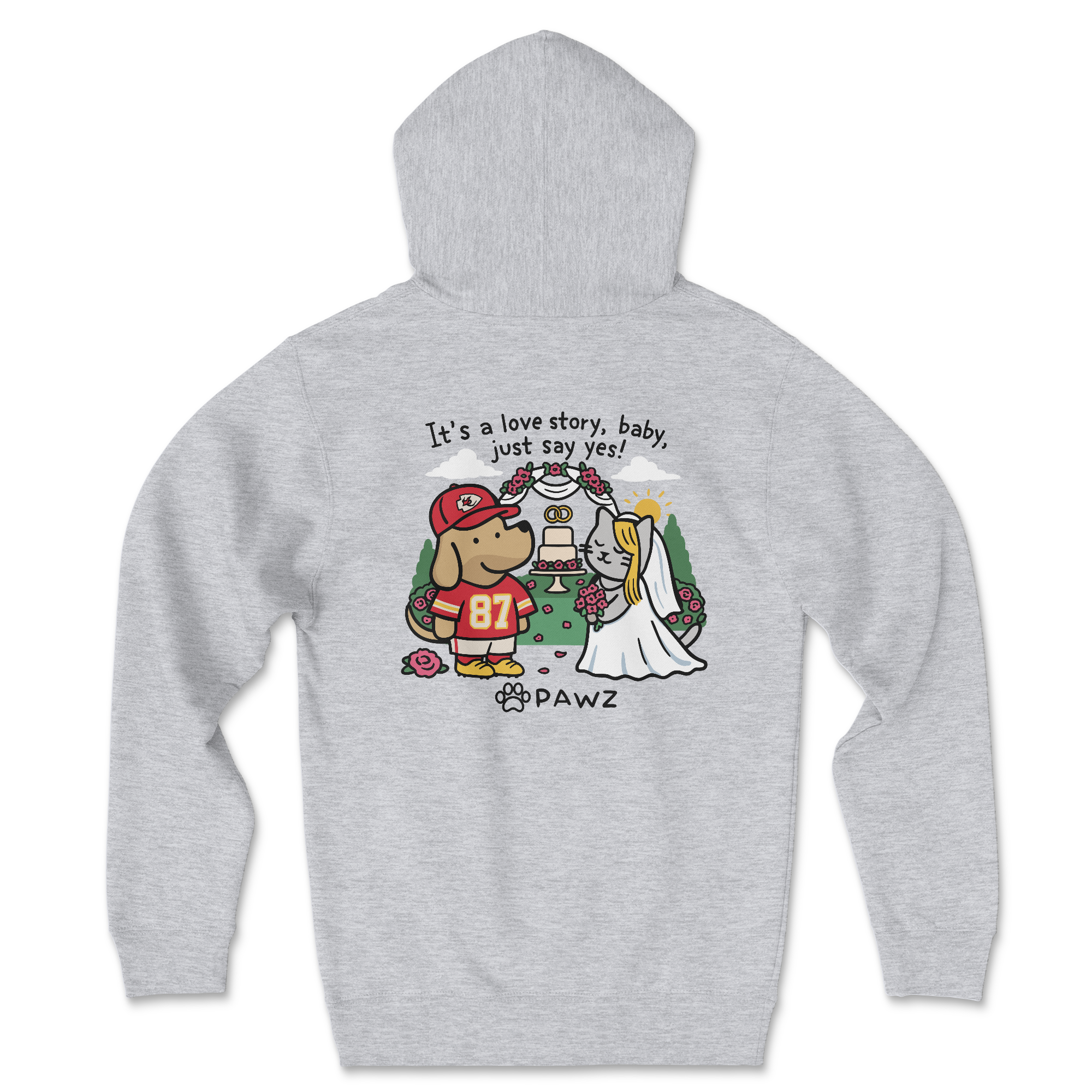 Love Story - Sports Grey (Adult Hoodie)