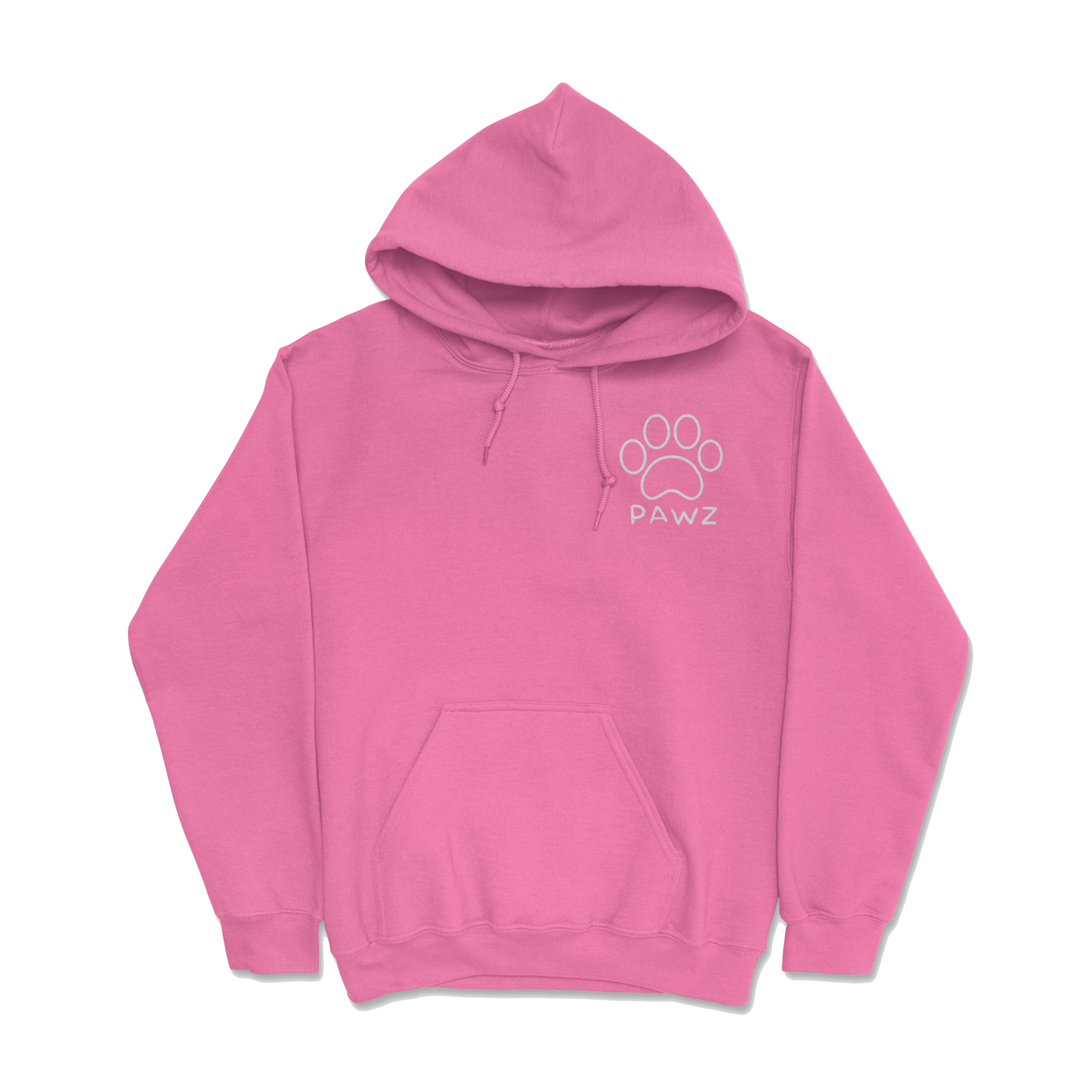 Dog Treatz - Pink/ Grey (Adult Hoodie)