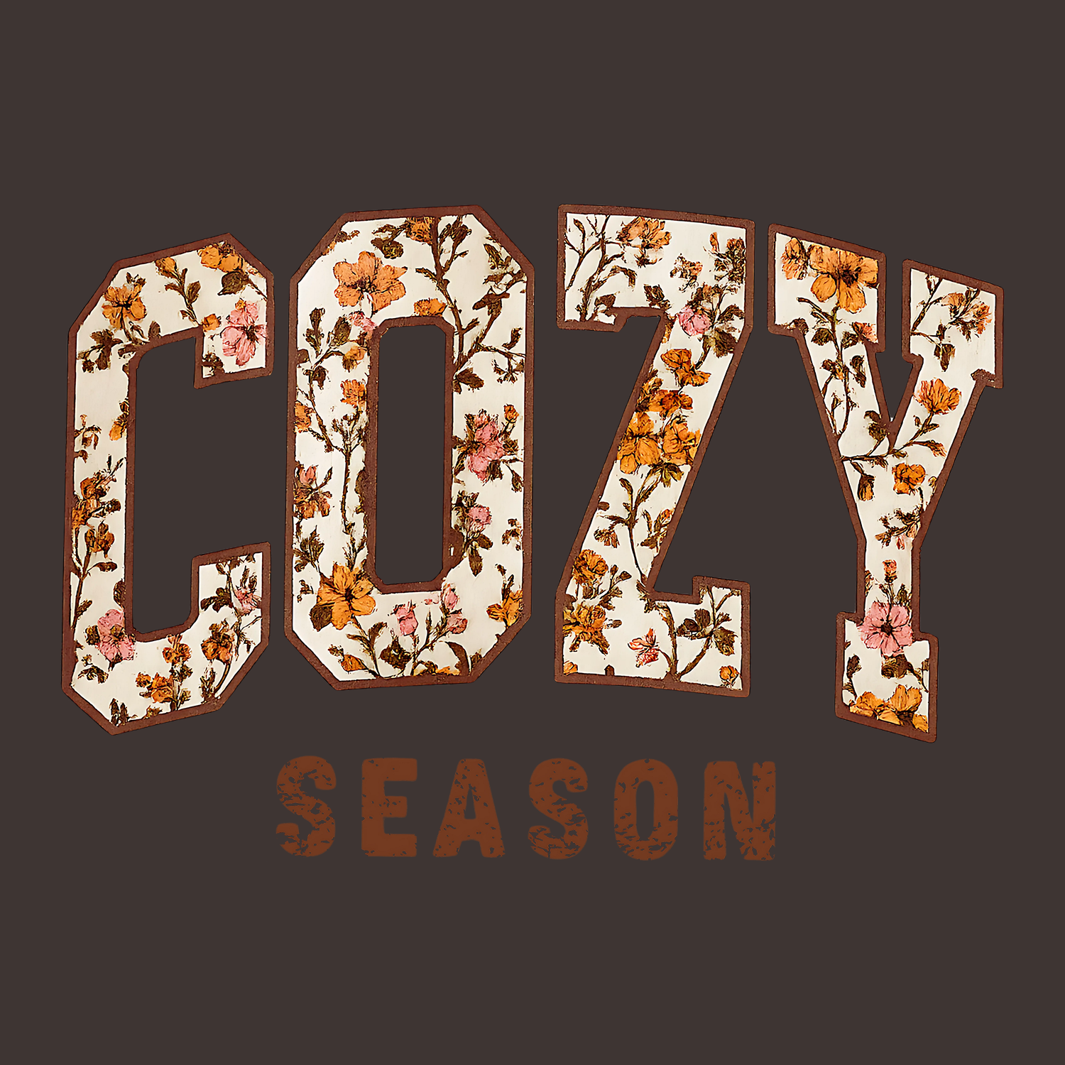 Cozy Season (Front Print) (Adult Short Sleeve T-Shirt)