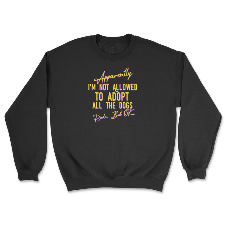 Apparently - Front Print (Adult Crewneck)