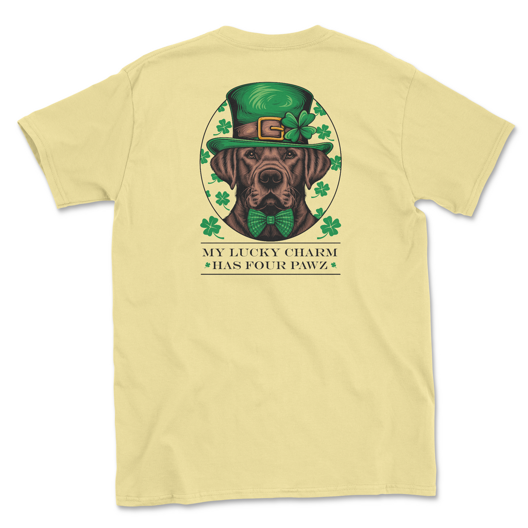 Lucky Lab (Adult Short Sleeve T-Shirt)