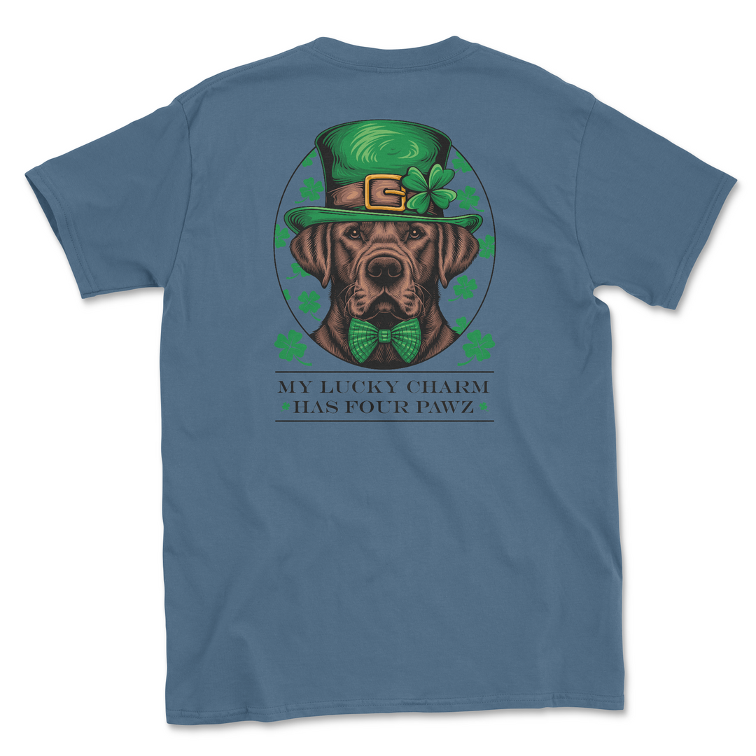 Lucky Lab (Adult Short Sleeve T-Shirt)