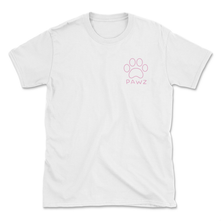 Lunar Pawz - White (Adult Short Sleeve T-Shirt)