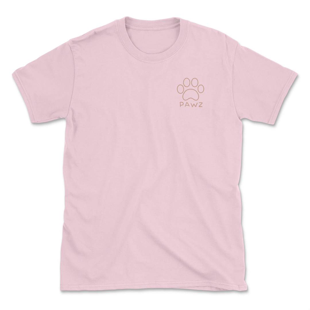 Lunar Pawz - Light Pink (Adult Short Sleeve T-Shirt)