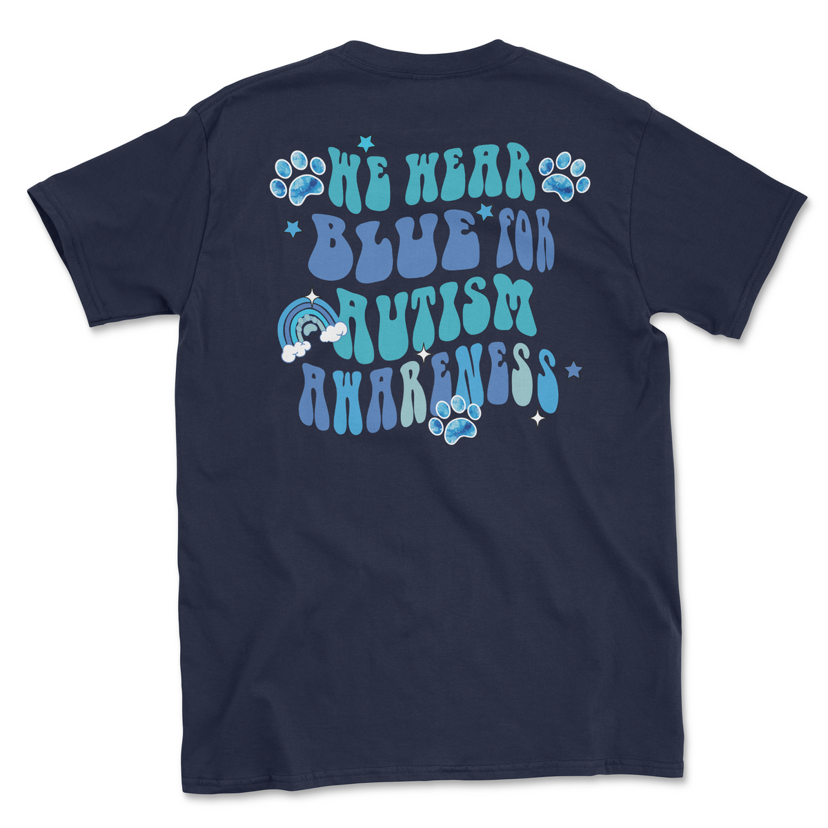 Waves of Blue (Adult Short Sleeve T-Shirt)