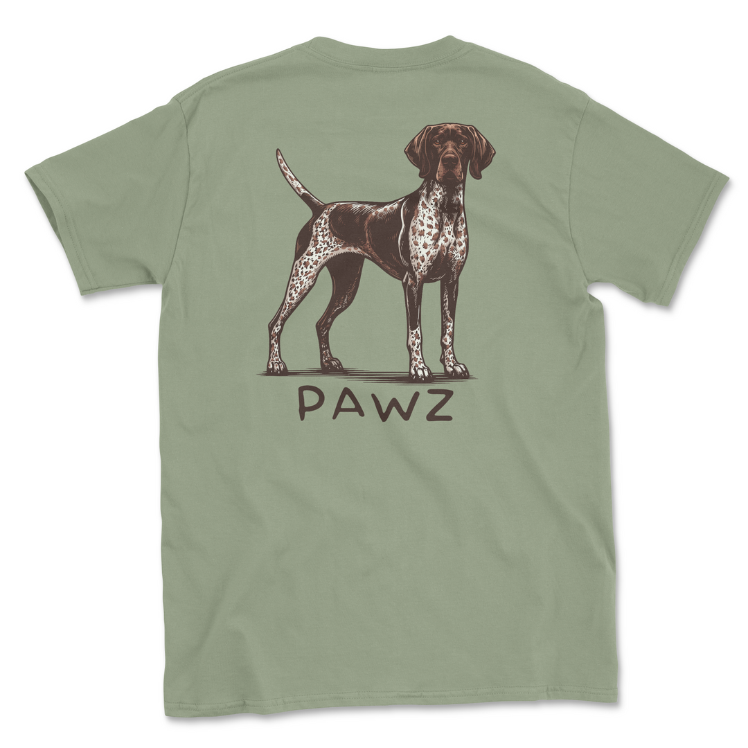 Shorthaired Pointer (Adult Short Sleeve T-Shirt)