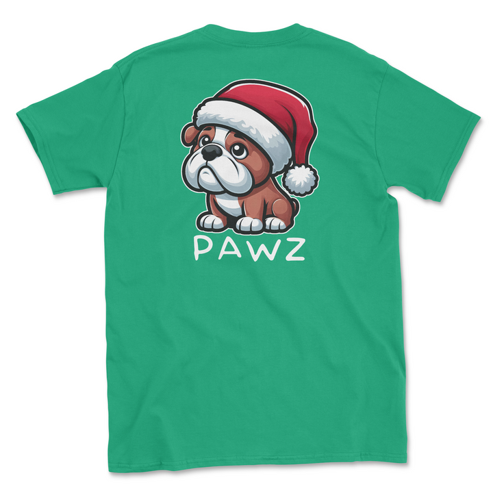 Bulldog Christmas (Adult Short Sleeve T-Shirt)