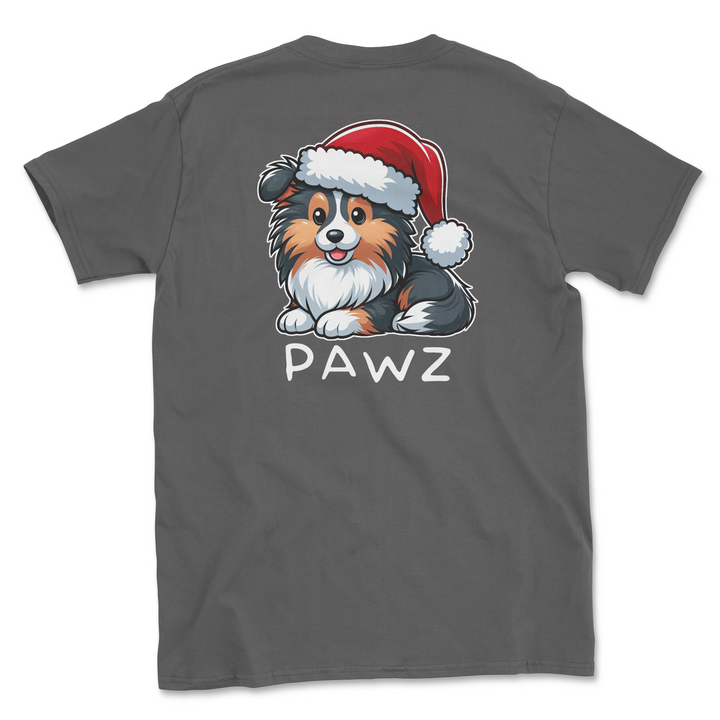 Sheltie Christmas (Adult Short Sleeve T-Shirt)