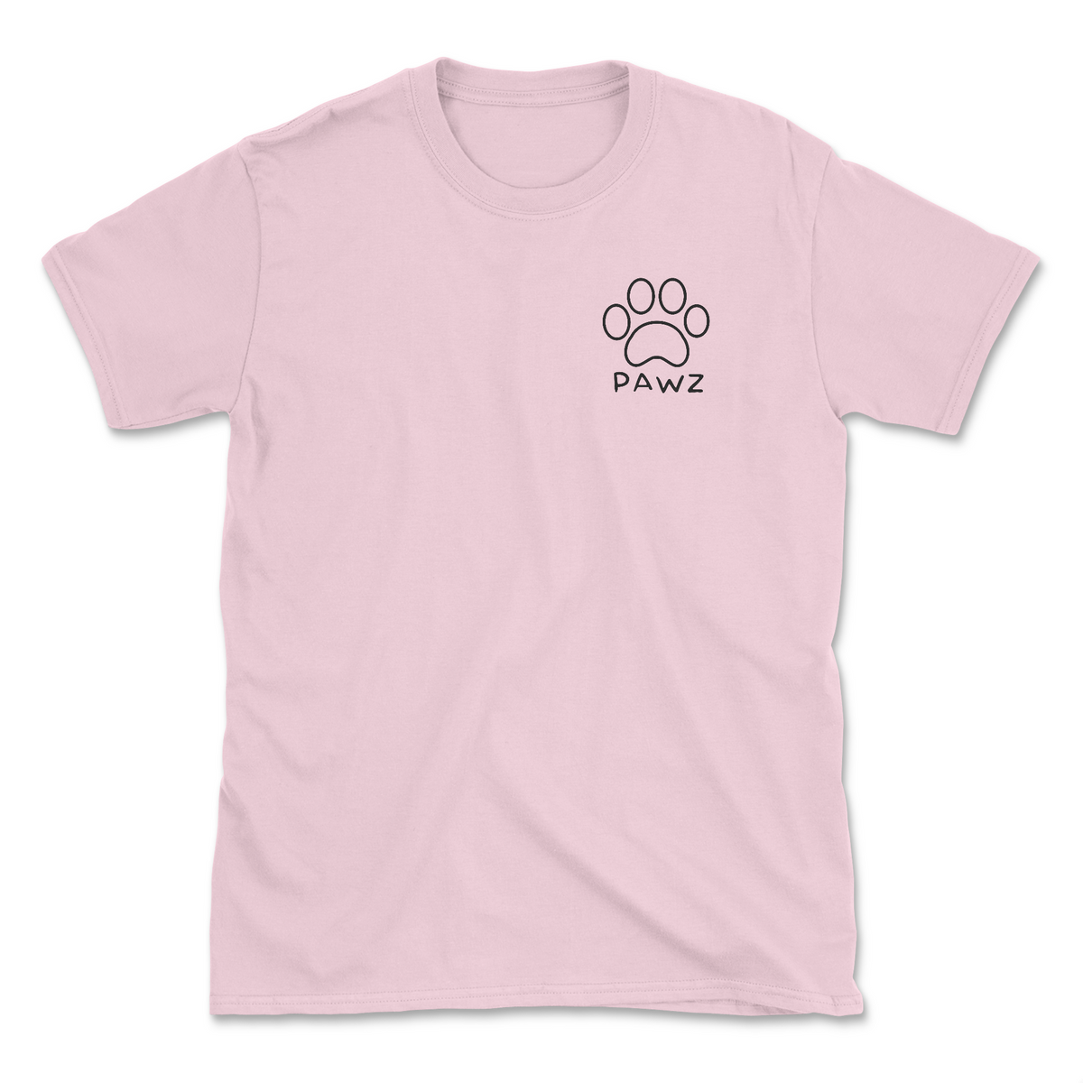Puppy Positivity - Light Pink (Adult Short Sleeve T-Shirt)