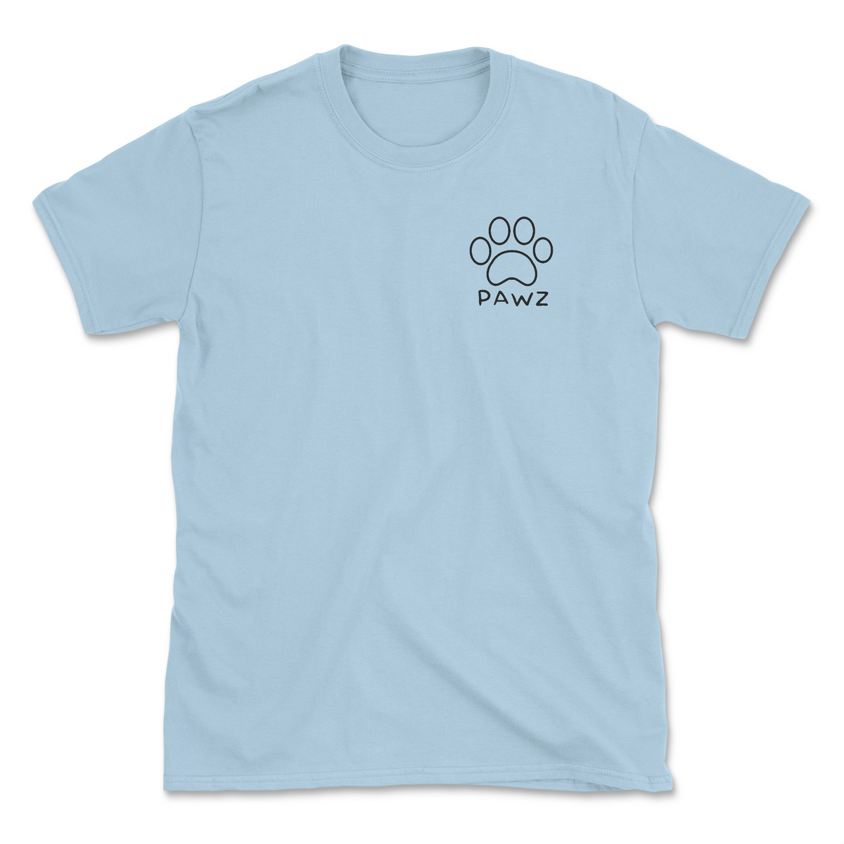 Puppy Positivity - Light Blue (Adult Short Sleeve T-Shirt)