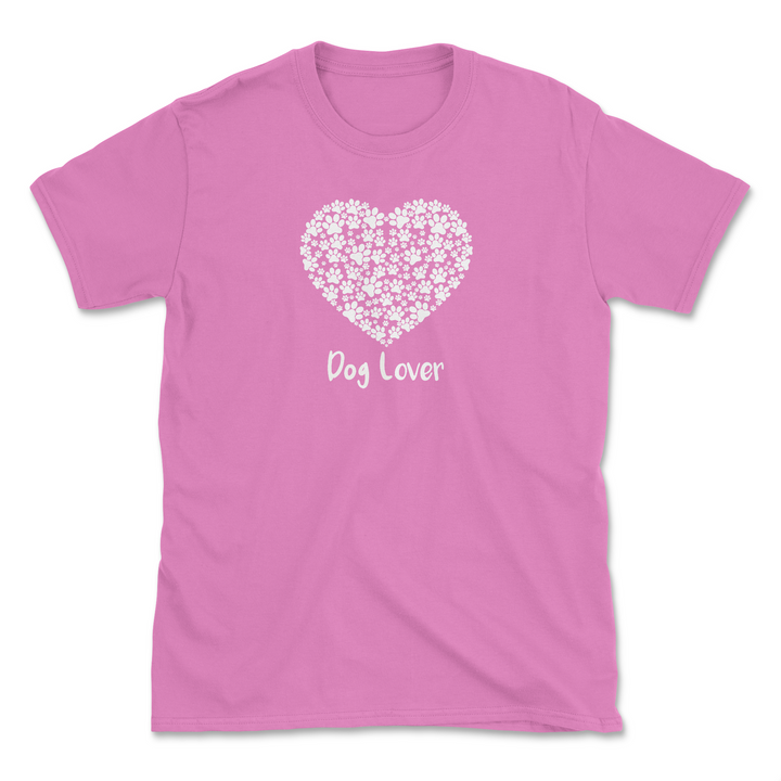 Dog Lover - Light - Front Print (Adult Short Sleeve T-Shirt)