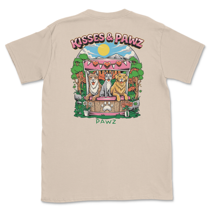 Kisses & Pawz (Adult Short Sleeve T-Shirt)