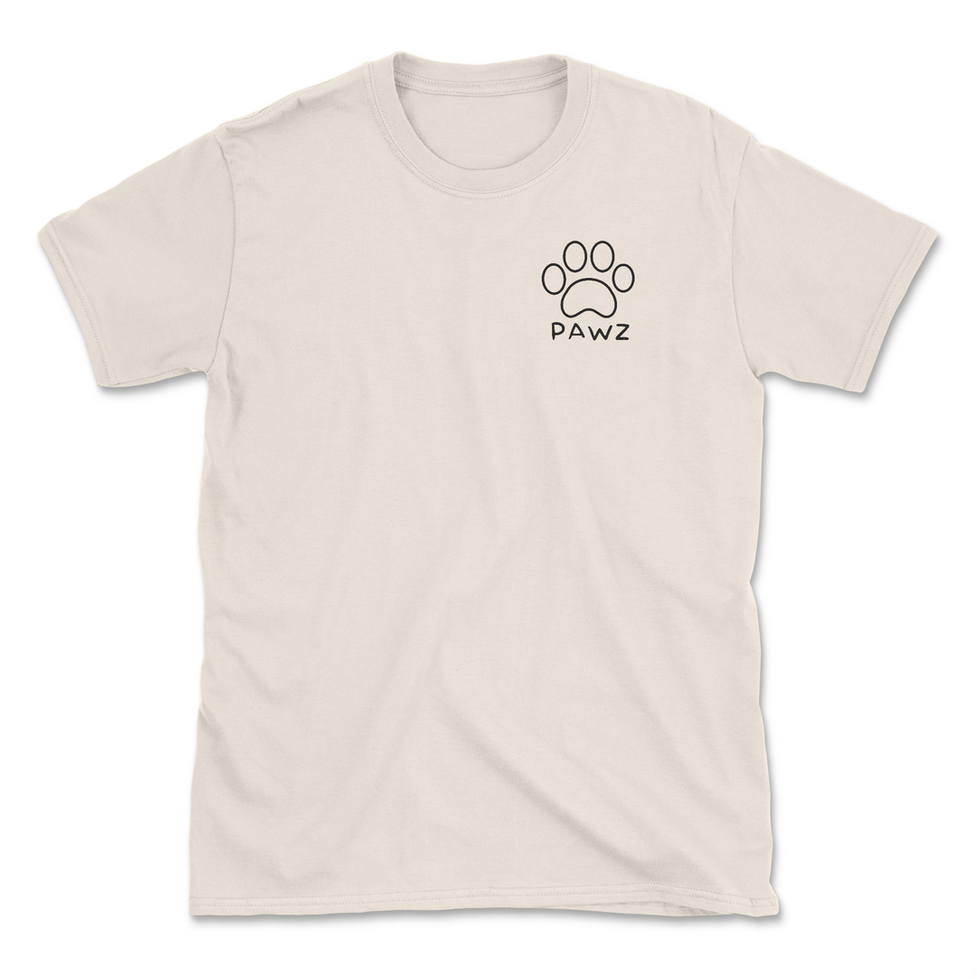 Good Day Cat - Natural (Adult Short Sleeve T-Shirt)