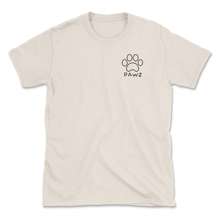 Good Day Cat - Natural (Adult Short Sleeve T-Shirt)