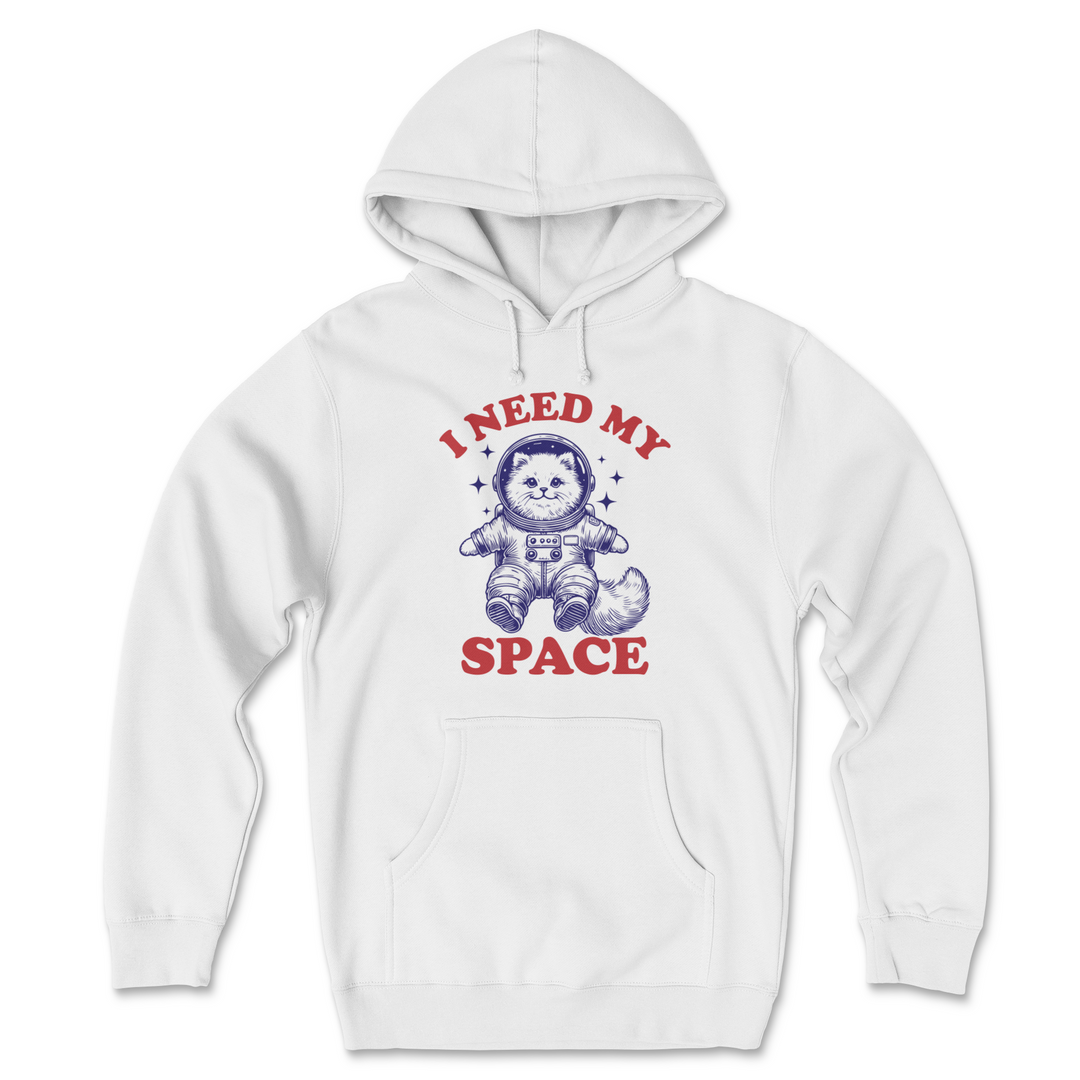 I Need My Space - Front Print (Adult Hoodie)