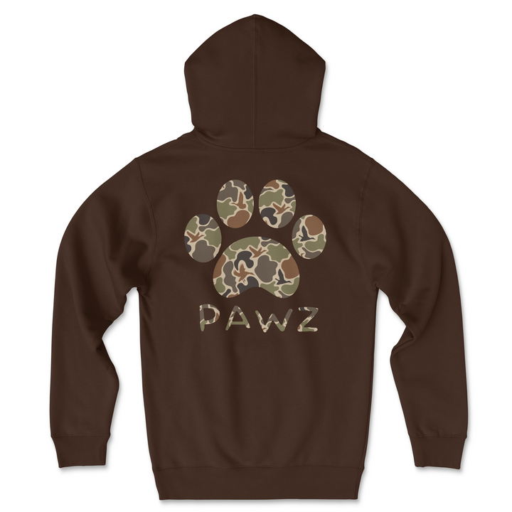 Duck Camo Dark - Brown (Adult Hoodie)