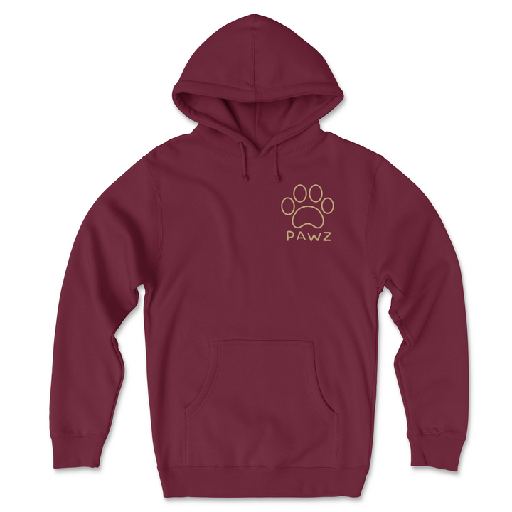 Dark Duck Camo - Maroon (Adult Hoodie)