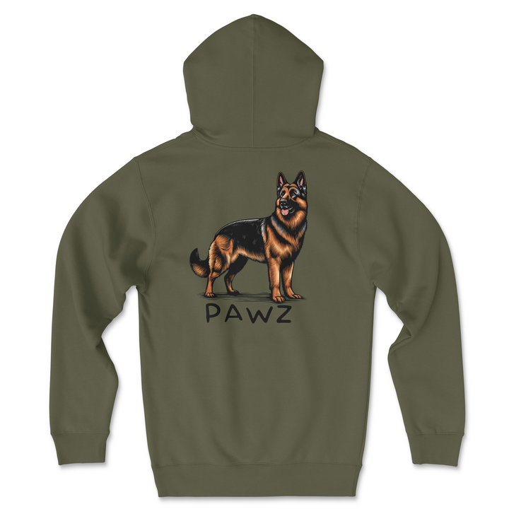 German Shepard (Adult Hoodie)