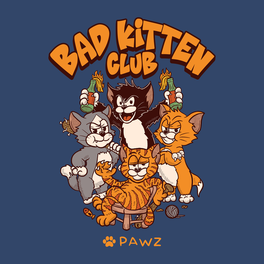 Bad Kitten Club (Adult Short Sleeve T-Shirt)