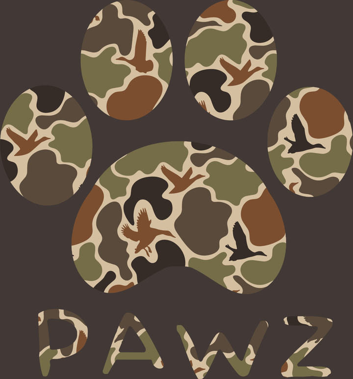 Duck Camo Dark - Brown (Adult Hoodie)