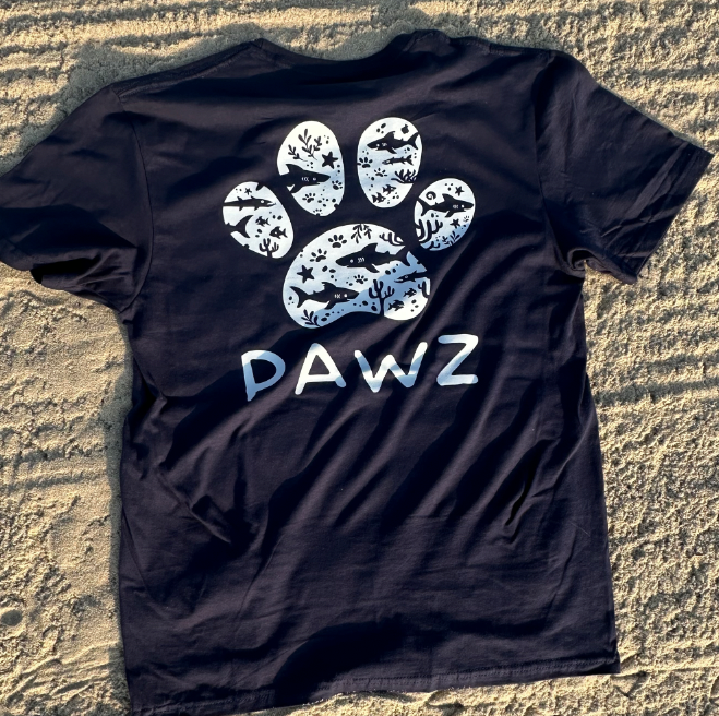 Shark Pawz (Adult Short Sleeve T-Shirt)