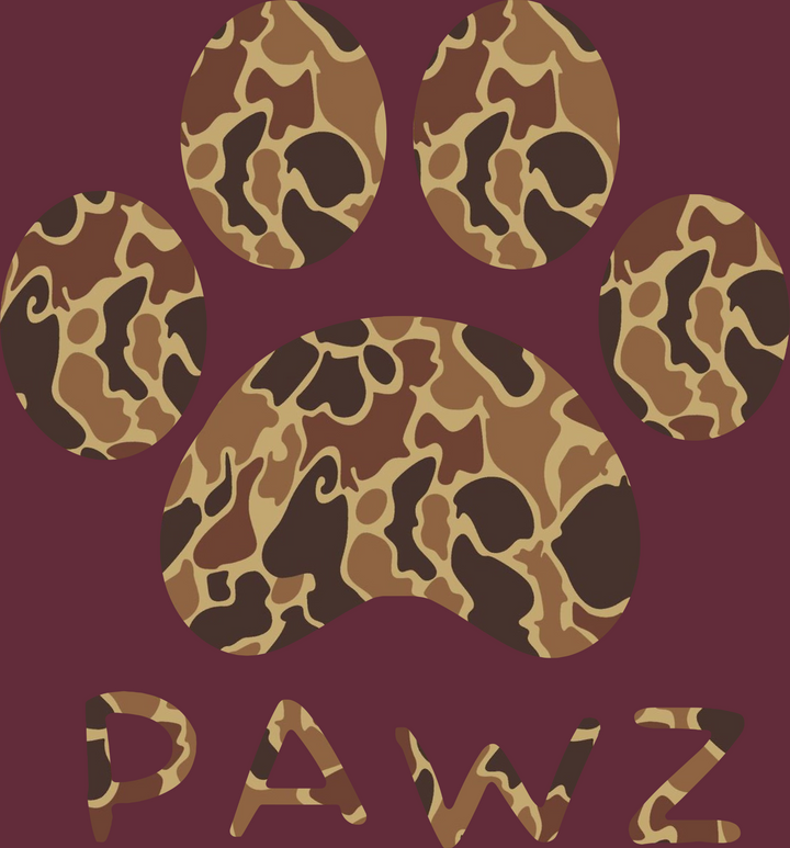 Dark Duck Camo - Maroon (Adult Short Sleeve T-Shirt)