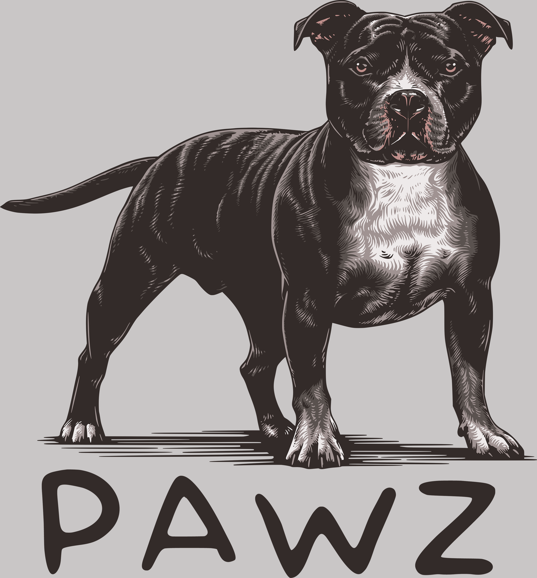 Staffie (Adult Short Sleeve T-Shirt)