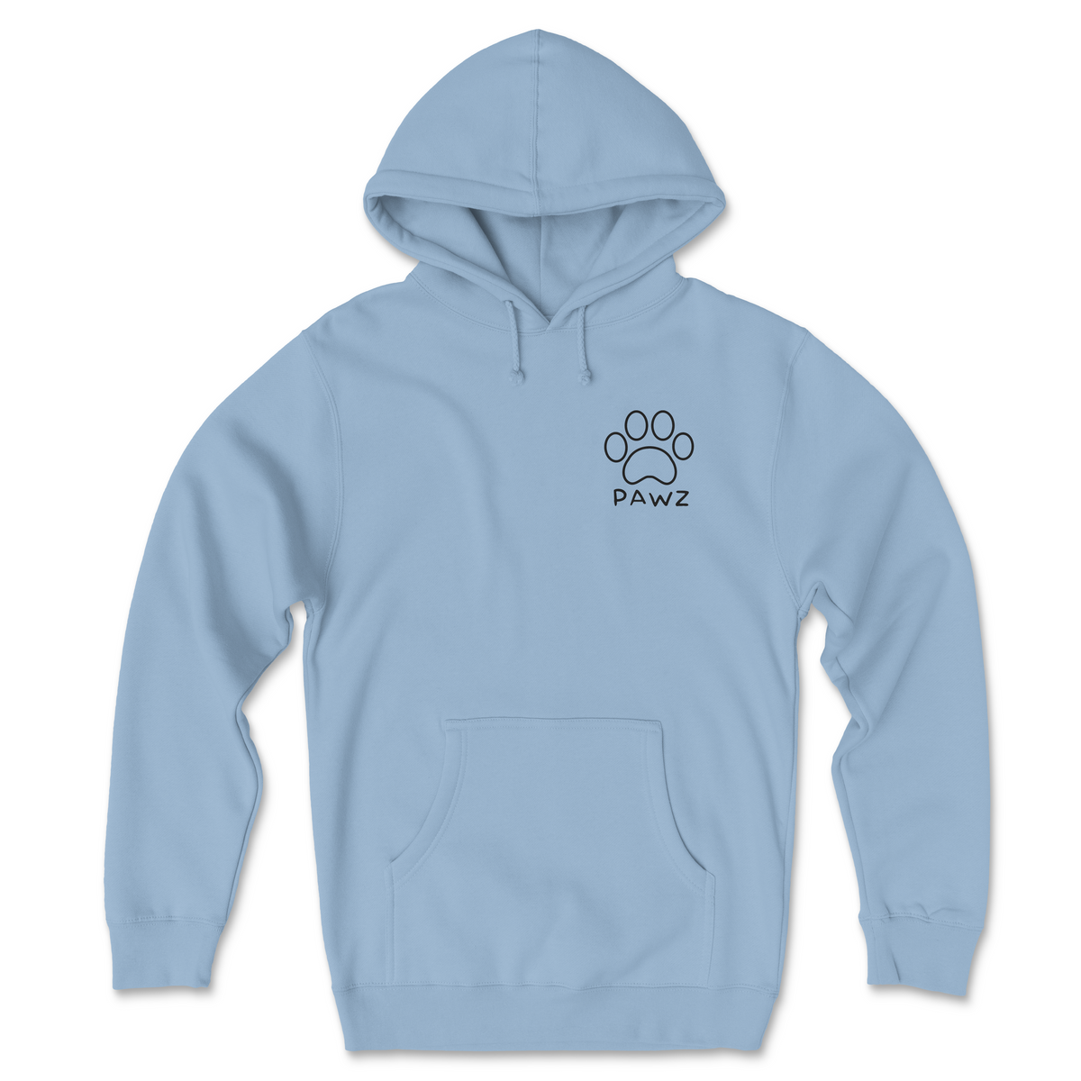 Puppy Positivity - Light Blue (Adult Hoodie)