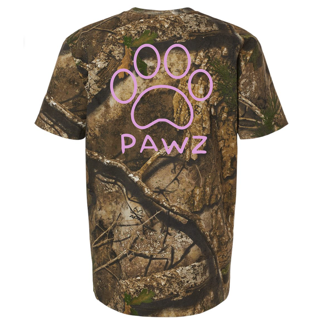 Real Tree Pink Camo (Adult Short Sleeve T-Shirt)