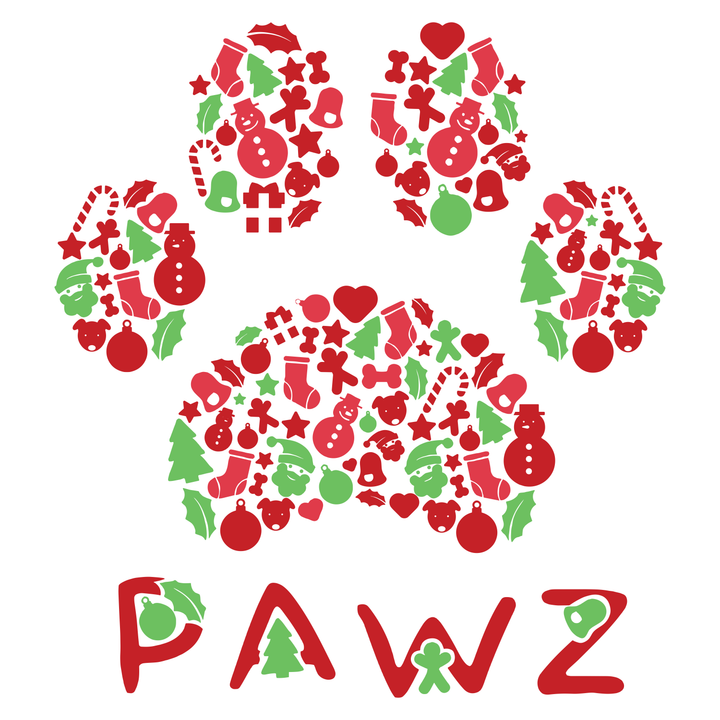 Christmas Icons Paw (Adult Short Sleeve T-Shirt)