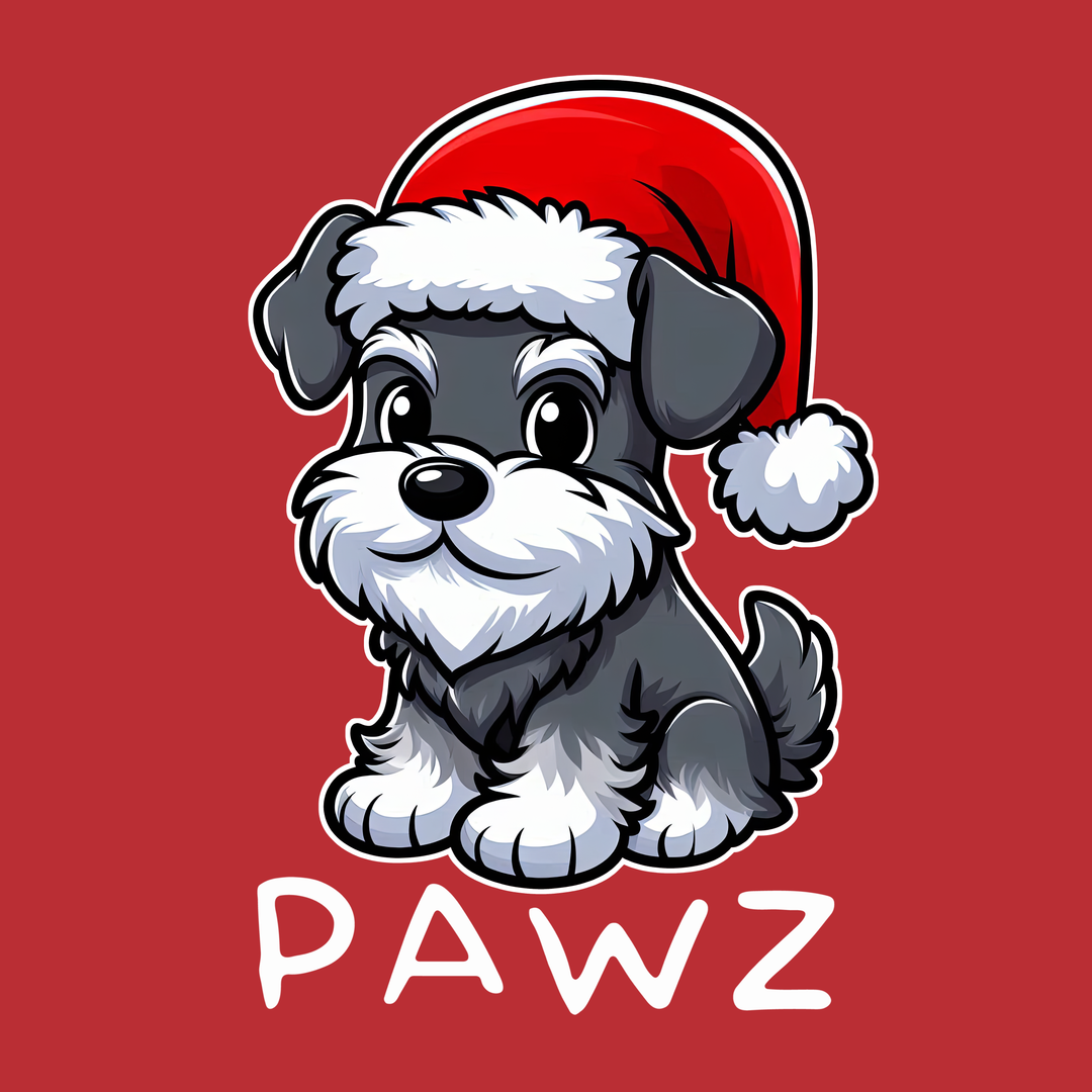 Schnauzer Christmas (Adult Short Sleeve T-Shirt)