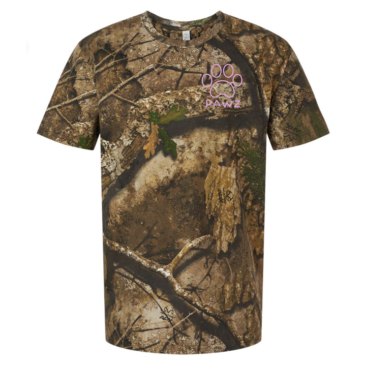 Real Tree Pink Camo (Adult Short Sleeve T-Shirt)