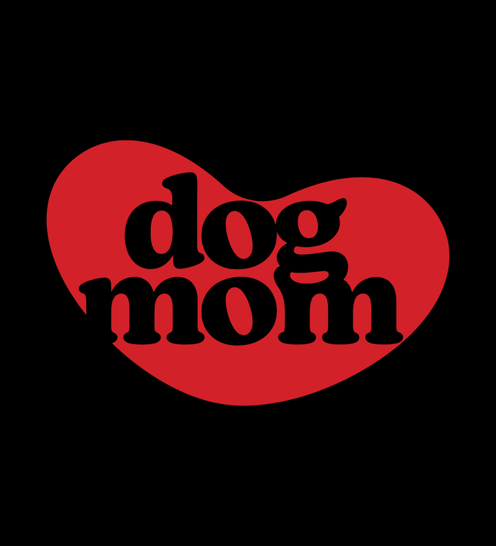 Dog Mom Bean - Front Print (Adult Short Sleeve T-Shirt)