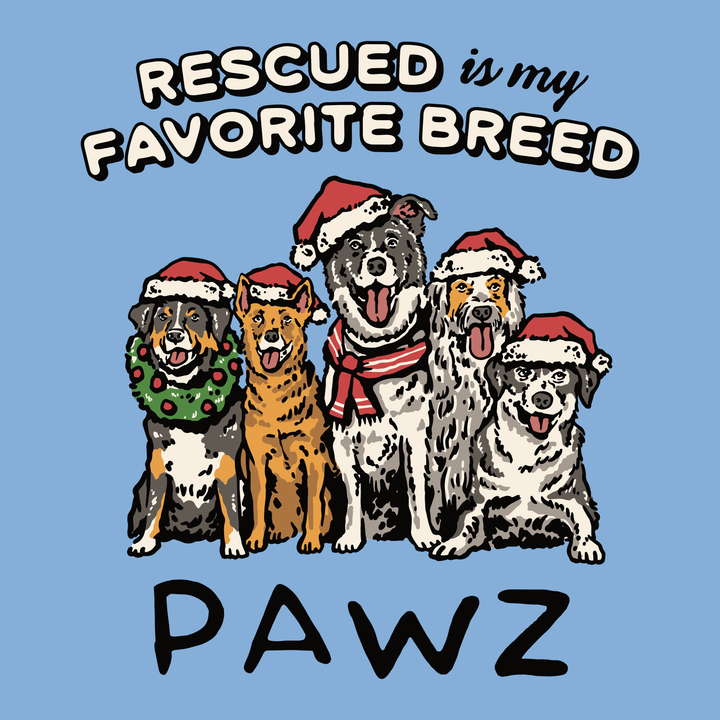 Rescued Breed (Adult Hoodie)